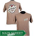 Be the Ball Men's Stonewashed Tobacco Golf T-shirt