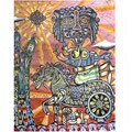 'Abstract' Original Canvas Painting (Cuba)