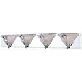 Medallion 4-light Chrome Bath Wall Sconce