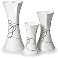 mikasa Maxima assistance Mikasa 'Love Story' Ceramic 3-piece Candle Holder Set