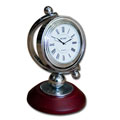Dacasso Legacy Burgundy Desk Clock