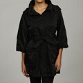 Calvin Klein Women's 3/4 Sleeve Tie Front Jacket