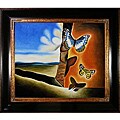 Salvador Dali 'Landscape with Butterflies' Canvas Art