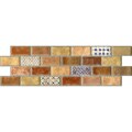 SomerTile 3.75x11.25-in Montage Valise 2 Subway Ceramic Tile (Pack of 12)