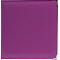 We R Memory Keepers Faux Leather Plum 3-ring Binder