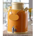 American Atelier Orange/ Peach 240-ounce Ceramic Beverage Dispenser