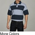 Izod Men's Vintage Label Stripe Polo