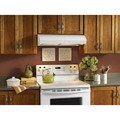Broan Evolution 2 Series 30-inch White Under-cabinet Range Hood