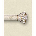 Pavia Antique Ivory 66 to 120-inch Adjustable Curtain Rod Set