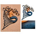 Steel 'Shy Mermaid' Wall Art (Mexico)