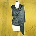 Silk and Cashmere Wool 'Storm' Shawl (India)