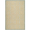 Handmade Cambridge Blue Wool Rug (8' x 10')