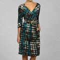Rabbit Rabbit Rabbit Designs Dolman Sleeve Abstract-print Dress