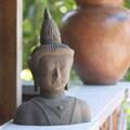 Resin Thai Buddha Head Statue (Indonesia)