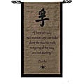 Cotton Truth Symbol and Buddha Quote Scroll (Indonesia)