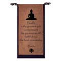 Cotton Buddha Quote Scroll (Indonesia)