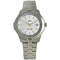 National Geographic Men's Casual Stainless Steel Silver Dial Watch