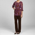 A few more facts on Medium abstract painting Dana Kay Women's 2-piece Printed Pants Set