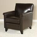 Reviews on Classic Jukebox Leeds Classic Brown Bonded Leather Club Chair