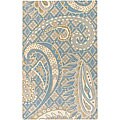 Hand-tufted Mojave Blue Wool Rug (3'3 x 5'3)