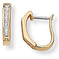 Ultimate CZ 14k Yellow Gold over Sterling Silver DiamonUltra Cubic Zirconia Earrings