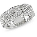 Miadora 18k White Gold 1/3ct TDW Diamond Ring (G-H, SI2)