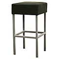 Andante Black Faux Leather Counter Stool