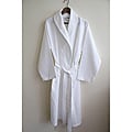 Authentic Hotel and Spa Turkish Cotton Unisex Waffle Weave Bathrobe