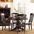 Mackenzie 5-piece Casual Country Antique Black Dining Set