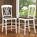 Mackenzie Antique White Counter-height Chairs (Set of 2)