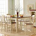 Mackenzie 7-piece Casual Country Antique White Dining Table Set