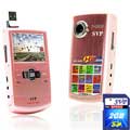 SVP MP300 Pocket HD Pink Video Camera with 2GB Memory Card