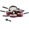 Farberware Premium Red 10-piece Aluminum Cookware Set
