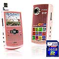 SVP MP300 Pocket Pink HD Video Camera and Media Player