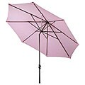 Lauren & Co Aluminum Pink Patio Umbrella