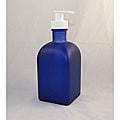 Recycled Cobalt Blue 250cc Glass Dispenser Bottles (Pack of 2)