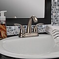 Fontaine Elegance 4-inch Centerset Brushed Nickel Bathroom Faucet