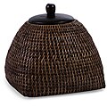 Handcrafted Rattan Delhi Small Lidded Box