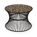 Handcrafted Ningbo Metal Flat Rock Top Table