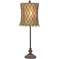 Iron Diamond Design Beaded Table Lamp