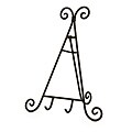 Public sales and info about Wrought iron driveway gates Argento Tall Florence Easel (China)