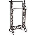 Accommodating guide on Cast iron Iron Small Corazon Quilt Rack (China)