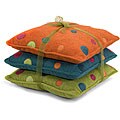 Free indicative hints on Doto china Set of 3 Cotton Polka Dot Throw Pillows (China)