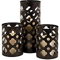 Set of 3 Ningbo Polka Dots and Clouds Candle Holders