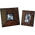 Set of 2 Iron Regent Zulu Embossed Frames (China)