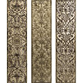 Set of 3 Wood Venice DaVinci Filligree Wall Panels (China)