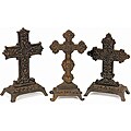 Set of 3 Old Spanish Mission Standing Crosses