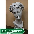 White Bonded Marble 14-inch Thalia Museum Replica Head