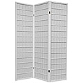 Oriental Shoji 3-panel White Room Divider Screen
