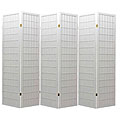 Oriental Shoji White 6-panel Room Divider Screen